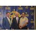 Officer Sheron Adams, Lancaster County with Sheriff Barry Faile, Lancaster County and SC Governor Henry McMaster