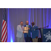 Cheif Deputy Kenneth Kinsey, Orangeburg County with Jarrod Bruder, SCSA Executive Director, and Sheriff Leroy Ravenll, Orangeburg County. 